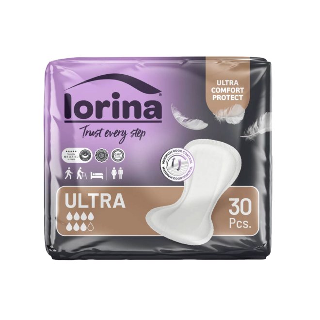 Absorbante urologice pentru incontinenta Lorina Ultra Comfort Protect, 7 picaturi, 30 buc