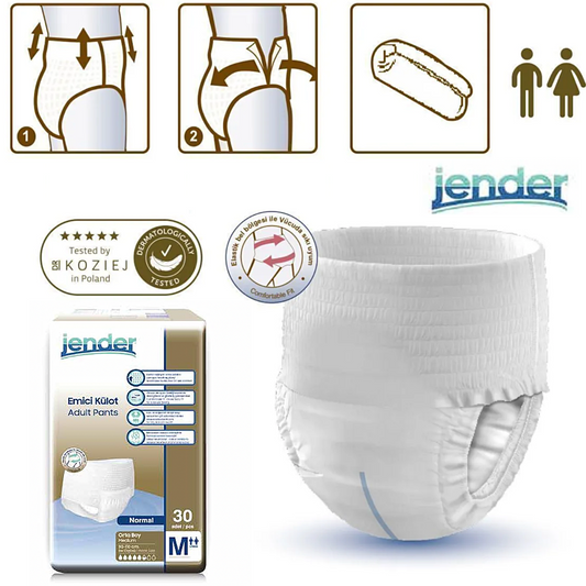 Scutece Tip Chilot Adulți Jender, Mărimea M, 90 Buc (3x30)