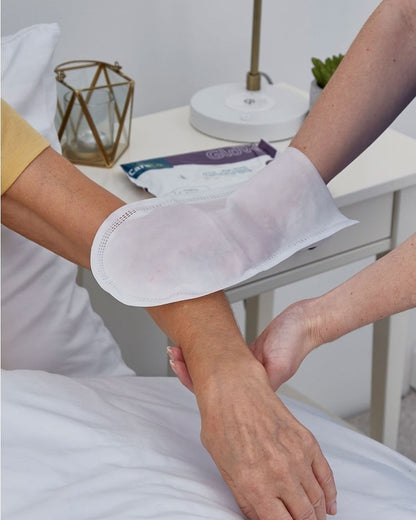 Burete Tip Mănușă cu Săpun și Aloe Vera – Fără Clătire, 8 Bucăți/Pungă