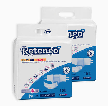 Scutece Adult Retengo Comfort Plus XL, 2 pachete x 10 Buc