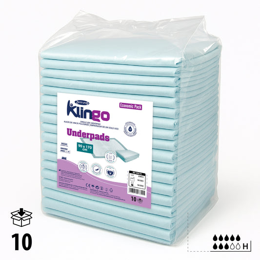 Aleze de unică folosință 90x170 cm – 10 bucăți