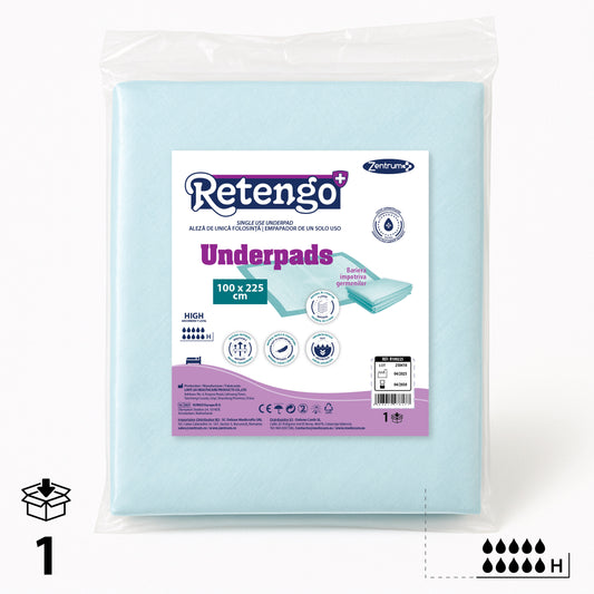 Aleză de unică folosință impermeabilă 100x225 cm