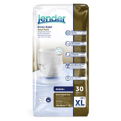 Scutece Chilot Adulți Jender, Mărimea XL, 30 Buc